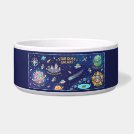 スターダストギャラクシー宇宙マップ セラミックペットボウル ボウル