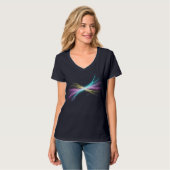 スターダストトレイル – Cosmic Women's V-Neck Tシャツ | (正面フル)