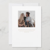 スターダストモノグラム結婚式招待状 招待状 (裏面)