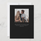 スターダストモノグラム結婚式招待状 招待状 (裏面)