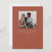 スターダストモノグラム結婚式招待状 招待状 (裏面)