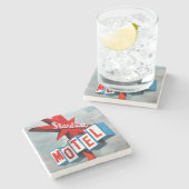 スターダストモーテルサイン ストーンコースター (横)