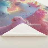 スターダストユニコーンガラ シェルパブランケット (3/4)