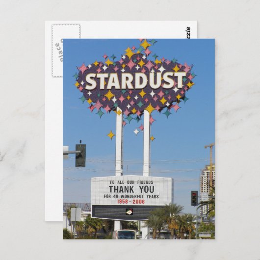 スターダストラスベガスマーキーポストカード ポストカード (正面/裏面)
