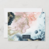 スターダスト優雅パーソナライズされた文具 ノートカード (裏面)