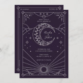 スターダスト結婚式招待状 招待状 (正面/裏面)