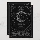 スターダスト結婚式招待状 招待状 (正面/裏面)