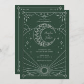 スターダスト結婚式招待状 招待状 (正面/裏面)