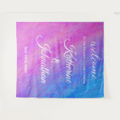 スターダスト結婚海のウェルカム –  タペストリー (正面(横))