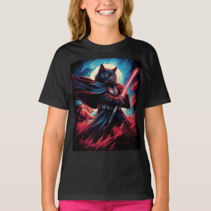 スターダスト・サムライ   宇宙猫戦士 Tシャツ