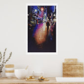 「スターダスト」ニューヨークシーン水の色絵画の ポスター (キッチン)