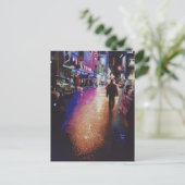 「スターダスト」ニューヨークシーン水の色絵画の ポストカード (スタンド正面)