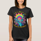 スターダスト レインボー ドルフィン サイケデリック オーシャン ヴァイブス Tシャツ (正面)