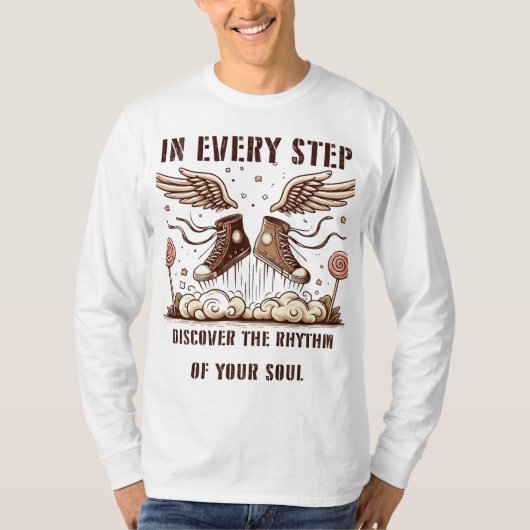 スターダムに足を踏み入れる：リズムを解き放つ Tシャツ (正面)