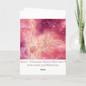 スターダンサーグリーティングカード カード (裏面)