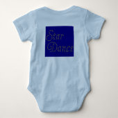 スターダンス ベビーボディスーツ (裏面)