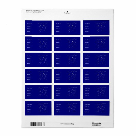 スターダンス ラベル (フルシート)