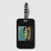 スターチのチャイブに気をつけろ - 面白いフード カートゥーン ラゲッジタグ (正面縦)