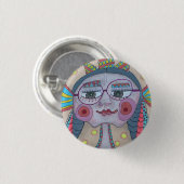 「スターチャイルド」ボタンペン 缶バッジ (正面&裏面)