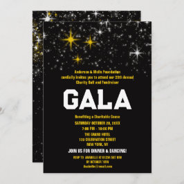 スターチャリティボール企業の募金パーティー 招待状
