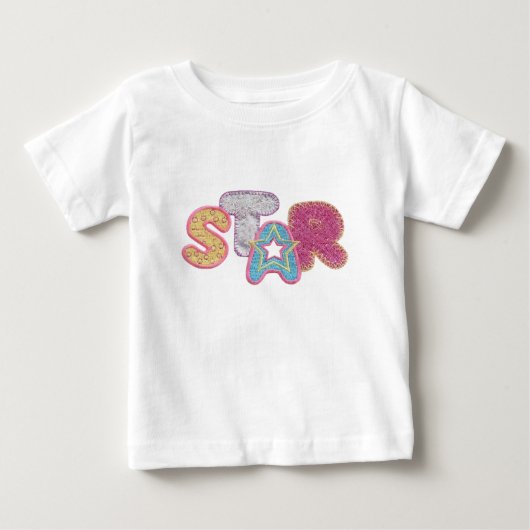 スターツツベビーロンパー ベビーTシャツ (正面)