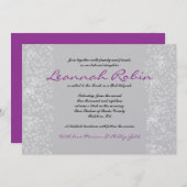 スターツリーバーバルミツワー招待状 招待状 (正面/裏面)