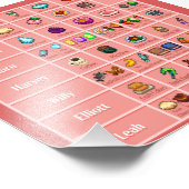 スターデウキャラクターラブズテーブル1ポスタープリント フォトプリント            (角)