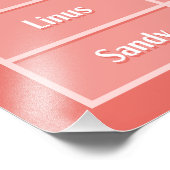 スターデウキャラクターラブズテーブル4ポスタープリント フォトプリント            (角)