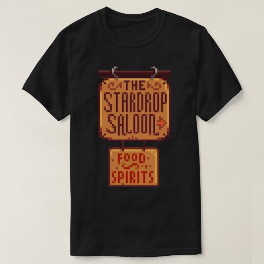スターデウバレースタードロップサロンステッカー Tシャツ (デザイン正面)