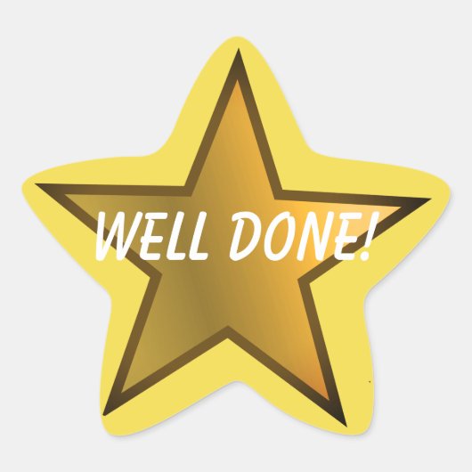 スターデザイン先生の報酬ステッカー 星シール (正面)