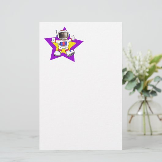 スターデザイン 便箋 (スタンド正面)