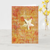 スターデジタルアート カード (黄色い花)