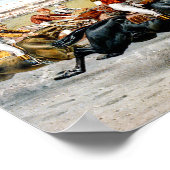 スタートからスタートしたヴィンテージ競馬 ポスター (角)