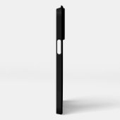 スタートした理由を思い出して - ミニマル ブラック クォート iPhoneケース (右側面)