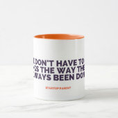 スタートアップの親:コア値#7 マグカップ (中央)