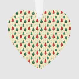 スタートッパーのシームレスなパターンを持つクリスマスツリー オーナメント