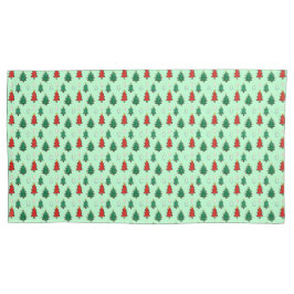 スタートッパーのシームレスなパターンを持つクリスマスツリー 枕カバー