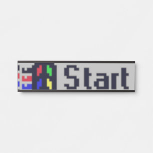 スタートボタン サインプレート