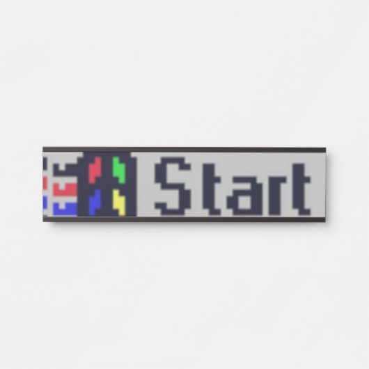 スタートボタン サインプレート (正面)