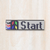 スタートボタン サインプレート (正面)