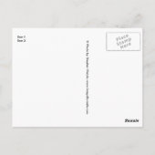 スタートレイルとノーザンライツオーロラボレア ポストカード (裏面)