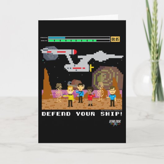 スタートレック オリジナルシリーズ ピクセル ビデオゲーム カード (正面)