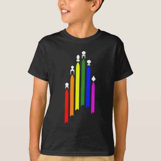 スタートレック ゲイ プライド Tシャツ (正面)