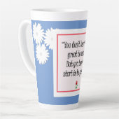 スタート素晴らしタスクやる気を起こさせる- Blue Mug カフェラテマグ (左アングル)