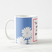 スタート素晴らしタスクやる気を起こさせる- Blue Mug コーヒーマグカップ (左)