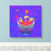 スタードラゴン キャンバスプリント (インサイチュ (ウッドフロア))