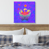 スタードラゴン キャンバスプリント (インサイチュ (寝室))