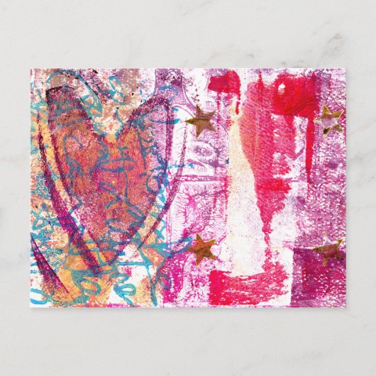 スターハート ポストカード (正面)