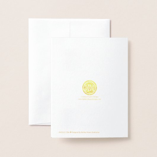 スターバストの卒業は写真感謝していしています 箔カード (裏面封筒付き)