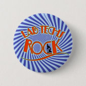 スターバストの実験室の技術の石(実験室の科学者) 缶バッジ (正面)